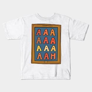 The Scream Painting Pun Kids T-Shirt